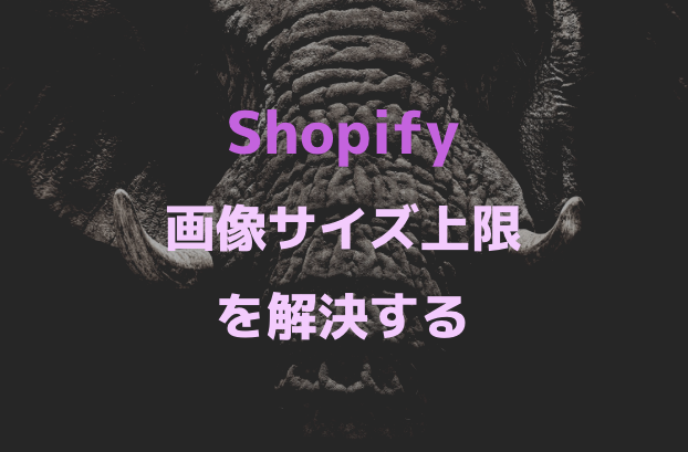 [Shopify]ストアで使用する画像や動画ファイルサイズ上限とその突破方法